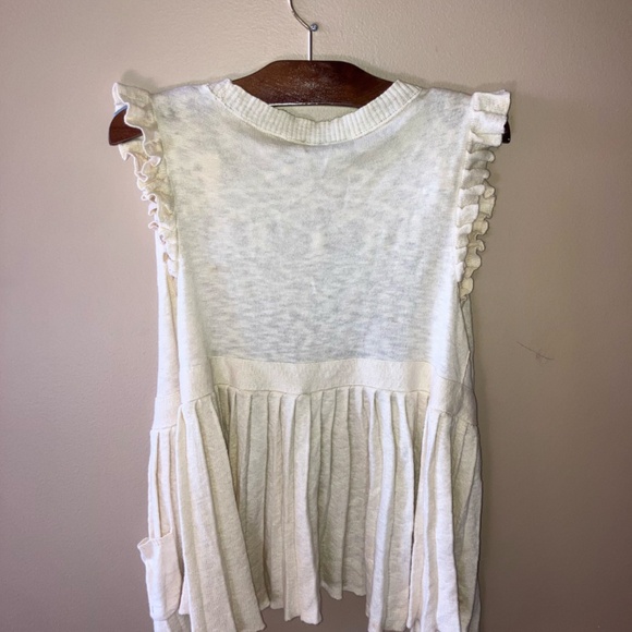 Sleeveless Long Open Front Cardigan from Free People - Picture 3 of 4